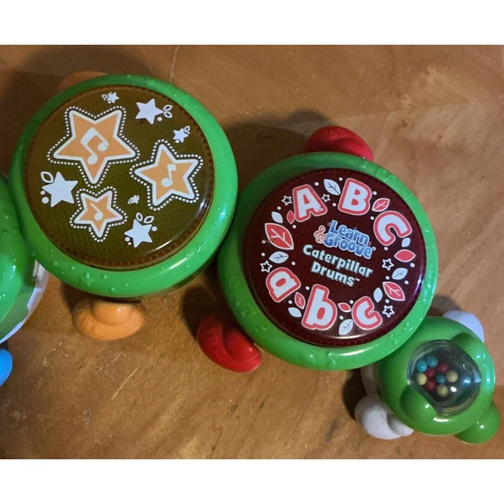 Leapfrog Learn & Groove Caterpillar Drums 6‎ Months And Up Tested And Works